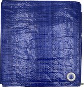 DULA Afdekzeil - 2 x 3 meter - afdekfolie - Blauw - Waterdicht dekzeil