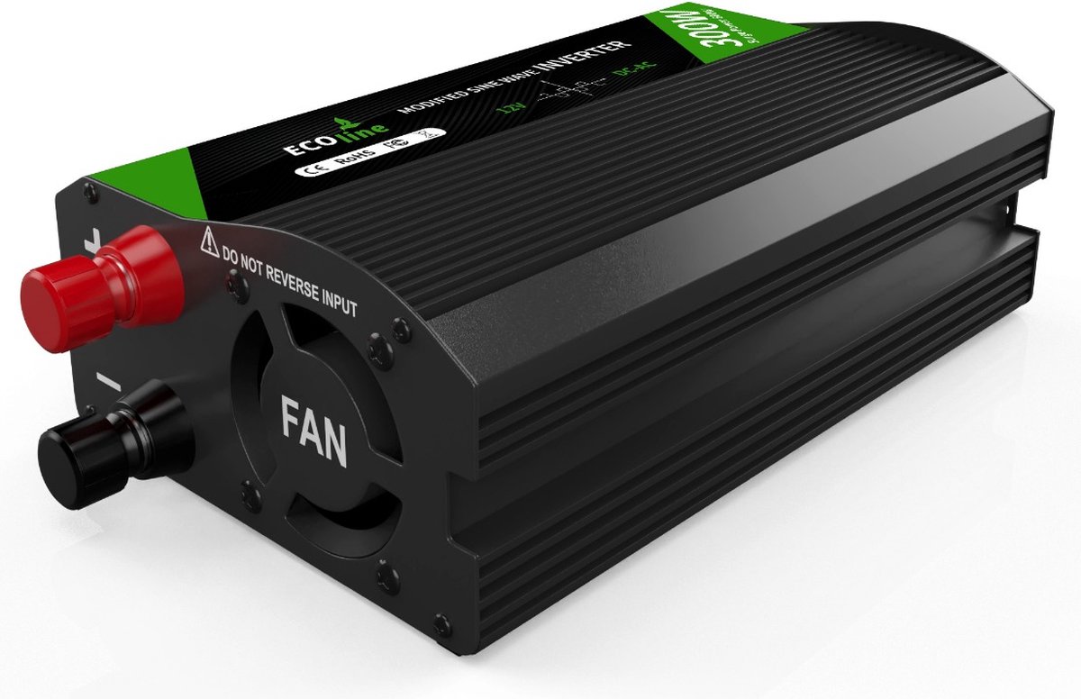 Convertisseur 12v 220v Pur Sinus 600W Transformateur de Courant 12 à 230 onduleur Voiture onduleur avec écran LCD & 1 Prises UE & 2 Ports USB &Type-C pour Voiture,Caravane,Bateau,Camping,Voyage