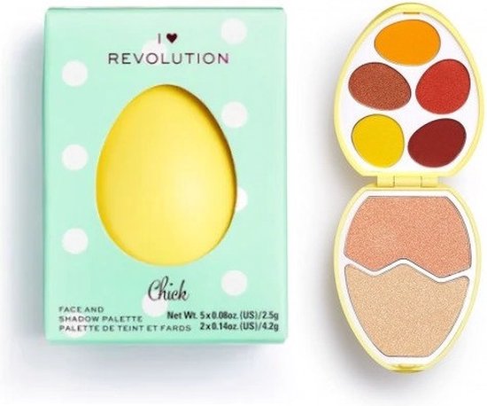 Makeup Revolution I Love Revolution Face and Shadow Palette - Chick  bol