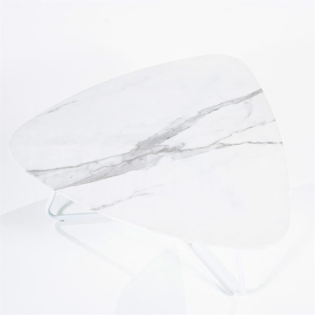 Salontafel Neno 95x85cm - wit