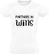 Partners in wine Dames T-shirt | wijn | wijnen | alcohol | drank