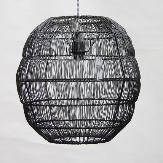 Hanglamp draadijzer zwart - Design - Pomme Chatelaine.NL