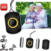 GPSHorlogeKids© - GPS Tracker - GPS Tracker Long Life accu SOS persoonlijk alarm ouderen - 4G netwerk Wifi IP67 Waterdicht - incl. SIM-kaart & online installatie hulp