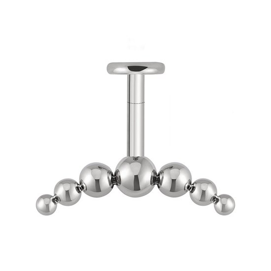 Piercing titanium 6 mm verticale helix 7 ball