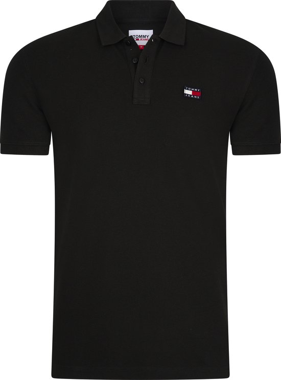 Tommy Jeans Tjm Clsc Xs Badge Polo Polos & T-shirts Homme - Polo - Zwart - Taille M
