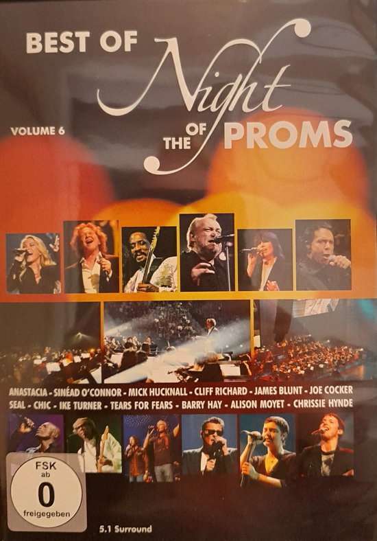 Best Of The Night Of The Proms 6 - DVD - James Blunt, Alison Moyet, Tears For Fears, Chic, Barry Hay - Onbekend
