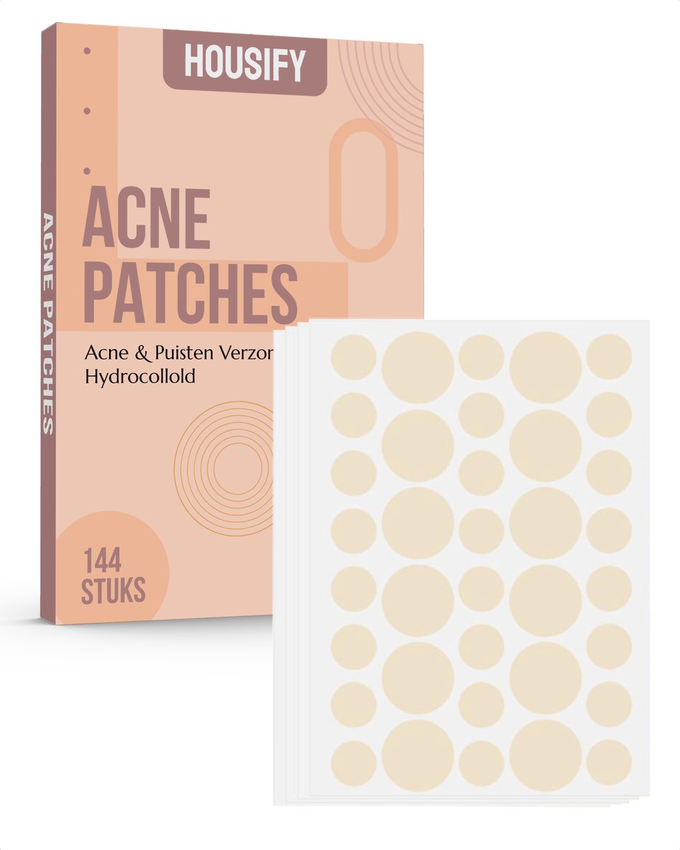Housify - Pimple Patches - Pimple Patch - Acne Patch - Patches - Pleister - 144 Stuks