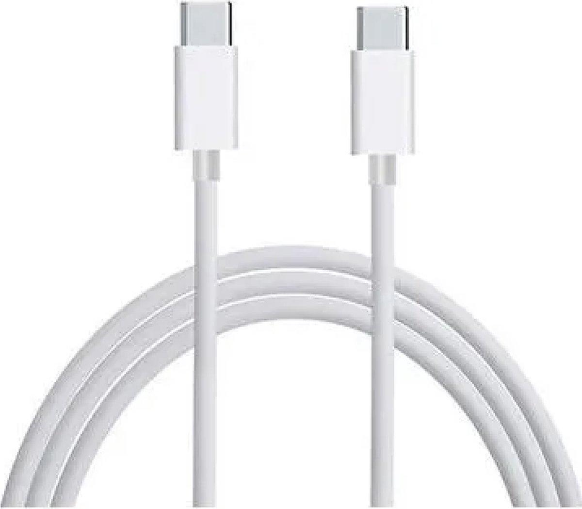 Snelle USB C - Oplaadkabel | Type C | Geschikt voor iPhone, Macbook en iPad | Samsung / Android | 1 M | Wit | Fast Charge Cable
