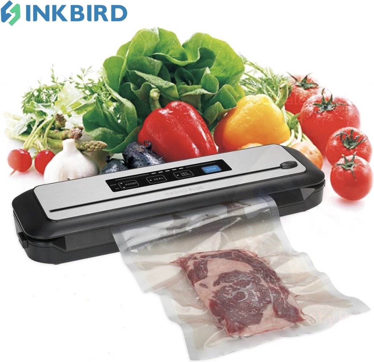 Inkbird - vacumeermachine - Vacuum Sealer - Huishoudelijk - Verpakking Machine - Sous Vide - Vacuüm Verpakking - Vacuüm Voor Voedsel Opslag