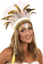 Coiffe plumes Arapaho - Soirée à thème Carnaval Rio Festival party déguisée