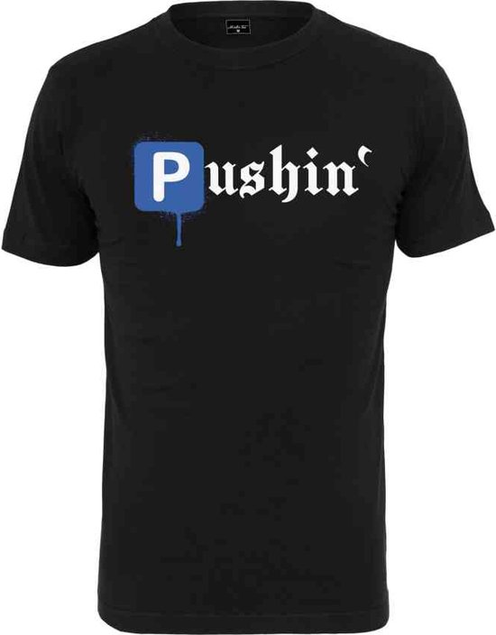 Mister Tee - Pushin P Heren T-shirt - L - Zwart