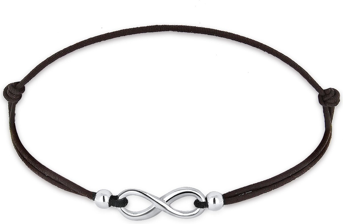Elli Armbanden infinity trend symbool elastisch 925 zilver