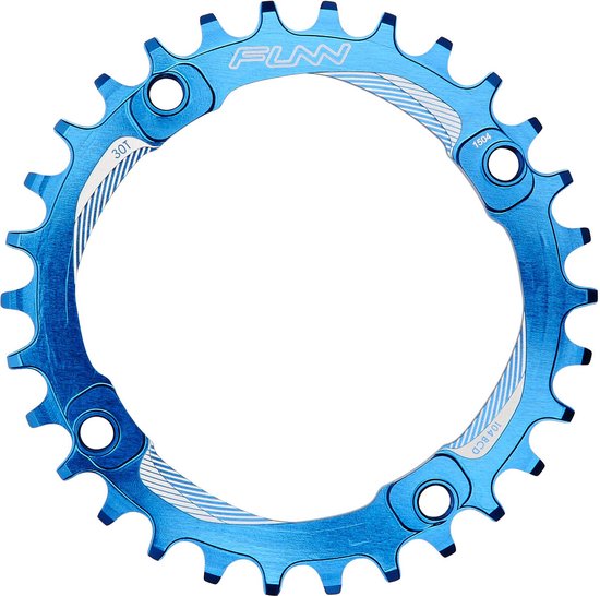 thumbnail image 2 of Funn Solo DX Narrow-Wide Chainring - For 9-12 Speed, SRAM Direct Mount, 6mm Offset, 7075 Alloy 2 of 11
