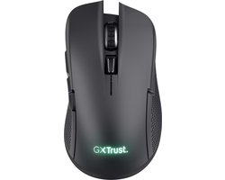 Trust GXT 923 YBAR - Draadloze Gaming Muis - RGB verlichting - Oplaadbaar - 7200 dpi - Zwart