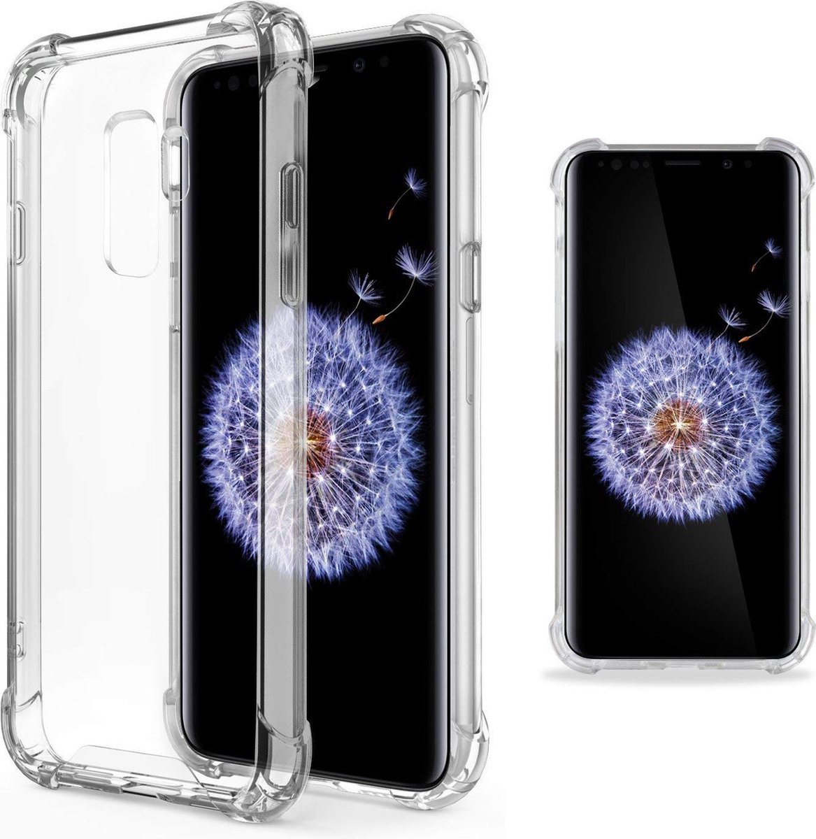 Hoesje voor Samsung Galaxy S9 PLUS backcover Shockproof siliconen Transparant