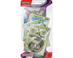 Pokemon scarlet & violet paldea evolved premium checklane arboliva