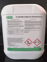 Groene Aanslagverwijderaar - Professioneel - Concentraat - 5 Liter -Biomos - Algen - Zeer Effectief voor Tegels - Tuinmeubels - Schutting - Glazen Overkapping - Kassen -