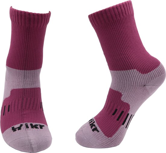 Hikr® Chaussettes imperméables - Chaussettes de randonnée en Plein air - Chaussettes de cyclisme - 100 % imperméables - Chaussettes de VTT - Respirantes - Randonnée et Marche