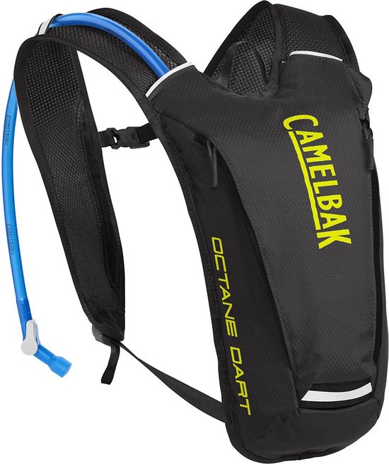 CamelBak Octane Dart - Drinkrugzak - 1,5 L / 500 ml - Zwart /Geel (lack / Safety Yellow)