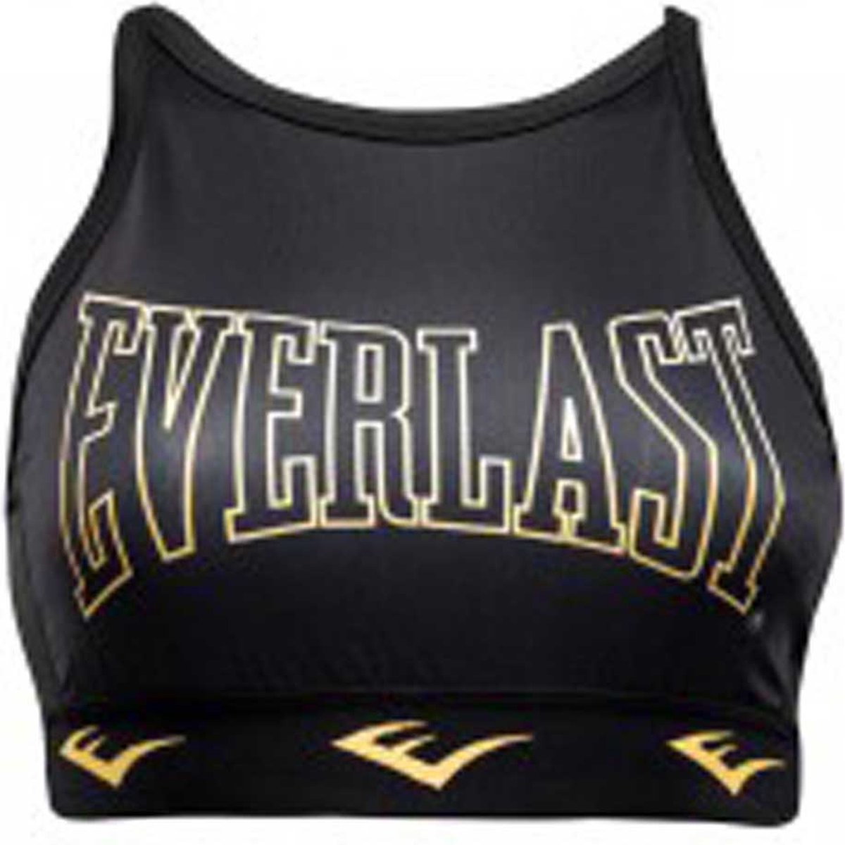 Everlast Duran Sport BH - Topje - Zwart met goud (Beschikbaar in verschillende maten)
