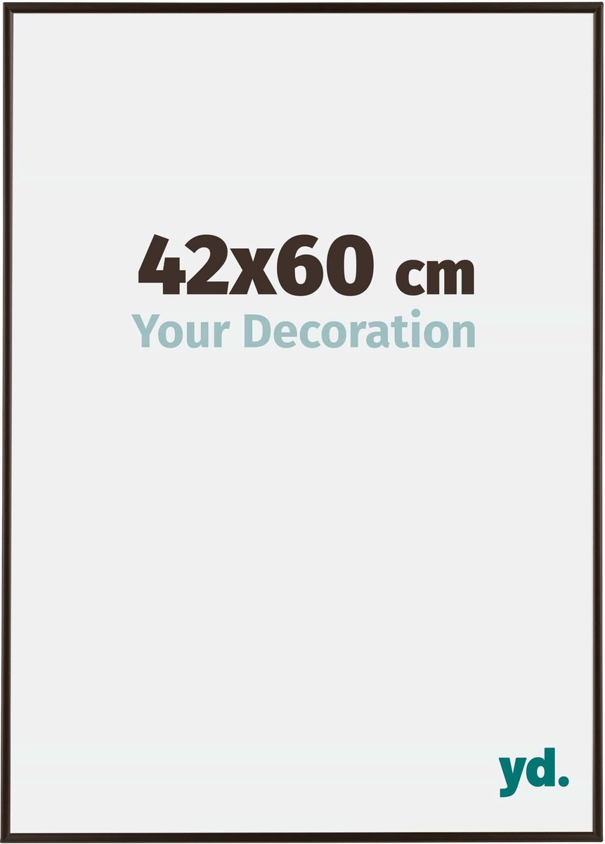 yd. Your Decoration - Fotolijst 42x60 cm - Kunststof - Antraciet - Evry