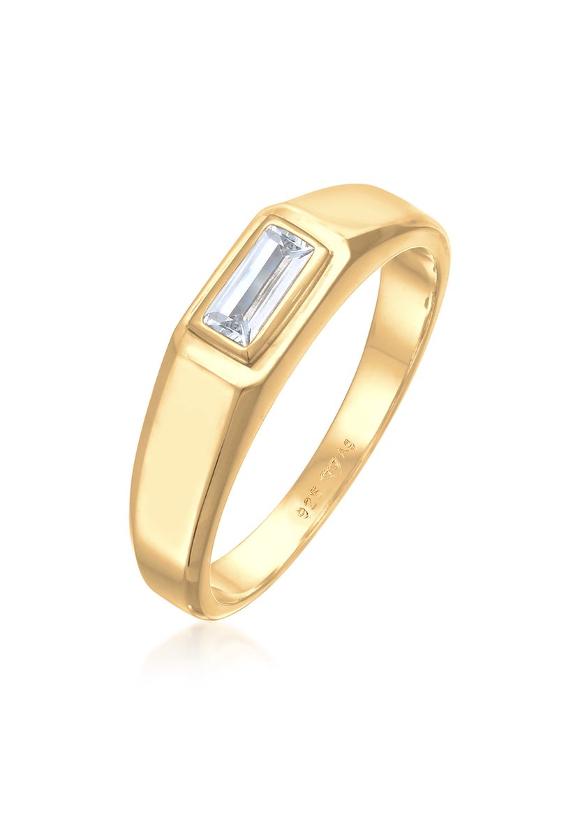 KUZZOI - Ring - Heren Elegant met topaas in 925 sterling zilver - Heren