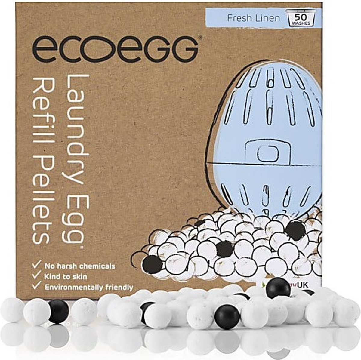 EcoEgg - Laundry Egg - Navulling - Fresh Linnen