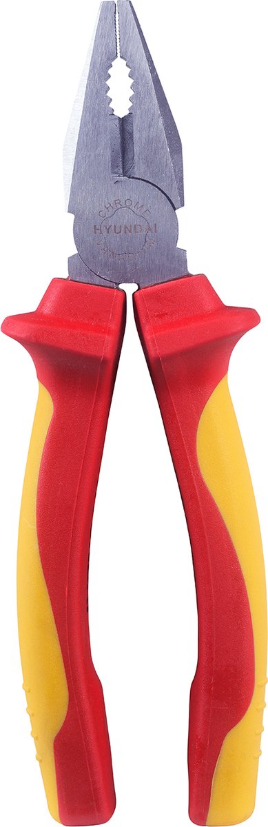 Hyundai VDE combinatietang - 180 mm - Chroom Vanadium - GS/VDE goedgekeurd tot 1000V - ergonomisch gevormde handgreep