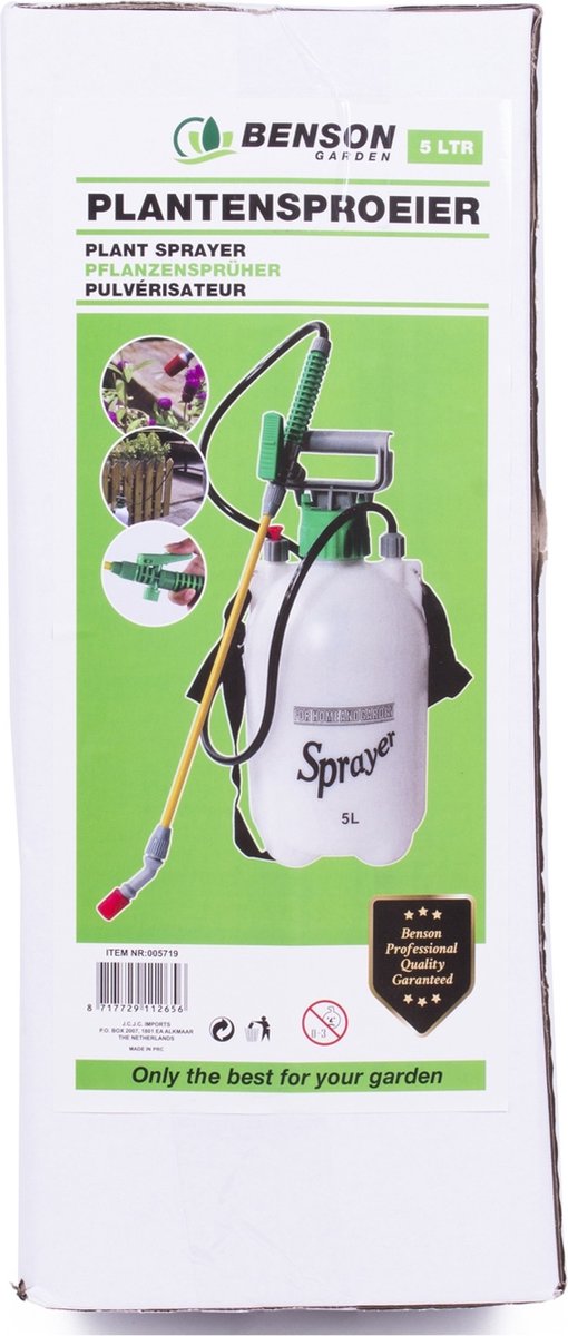 Green Arrow Plantensproeier - Plantenspuit - Drukspuit - 5 Liter van Merkloos	 — afbeelding 5