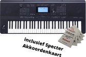 Medeli AK603 Keyboard | Arranger Pro Series | Digital Workstation | Met Specter Akkoordenkaart