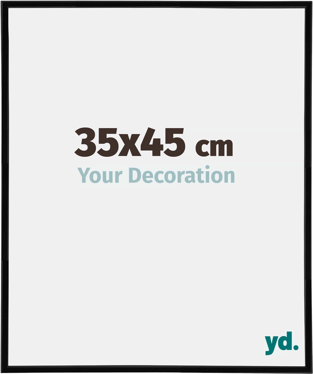 yd. Your Decoration - Fotolijst 35x45 cm - Kunststof - Zwart Hoogglans - Annecy