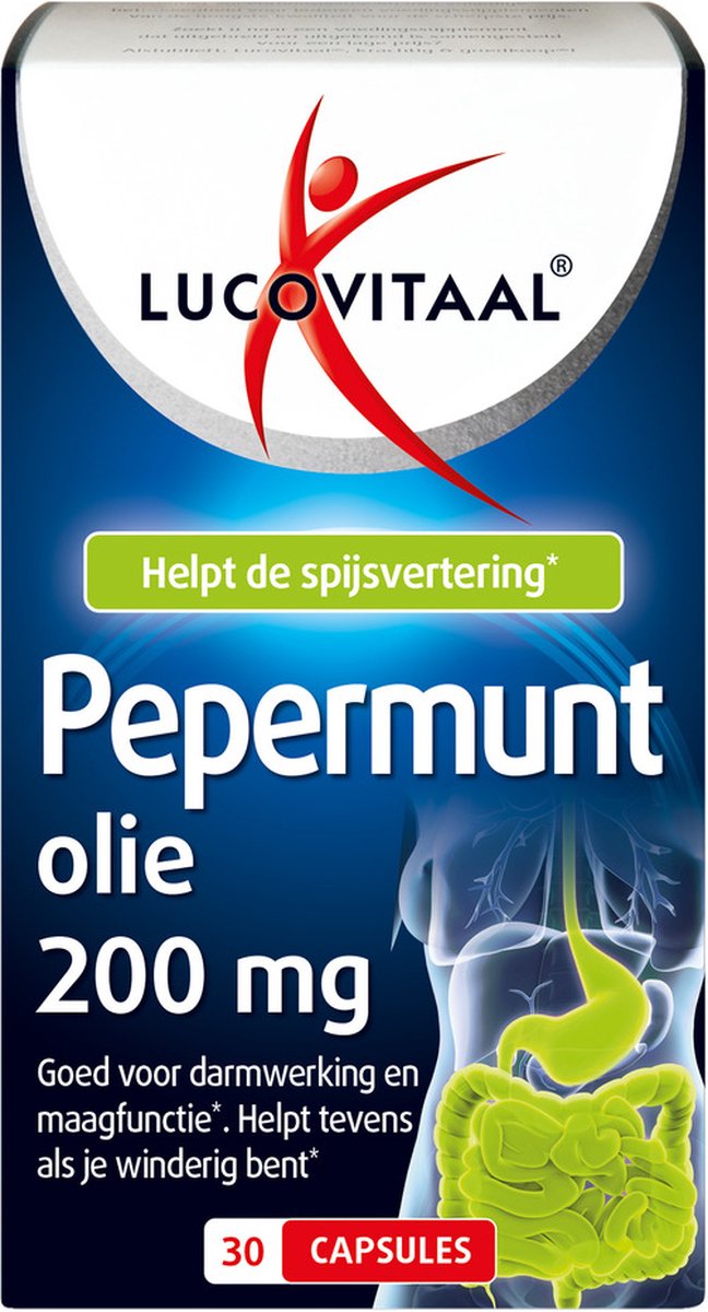 Goedkoopste Lucovitaal Pepermuntolie 200 mg - 30 capsules
