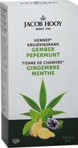 Jacob Hooy Herbal drink Chanvre gingembre - menthe poivrée 20 sachets