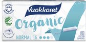 Vuokkoset Organic Cotton Tampons - Normaal - Gevoelige Huid - Nordic Swan Eco Label - Allergiekeurmerk - Dermatologisch Getest