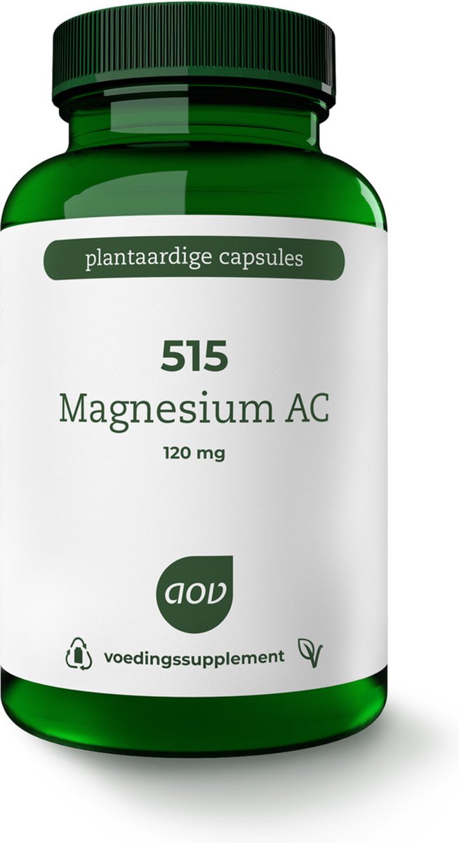Goedkoopste AOV 515 Magnesium AC - 120 vegacaps - Mineralen- Voedingssupplement