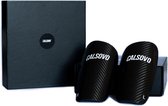 CALSOVO | Scheenbeschermers | Combo Pack | Carbon | Bescherming | Voetbal | L (19,5 cm)