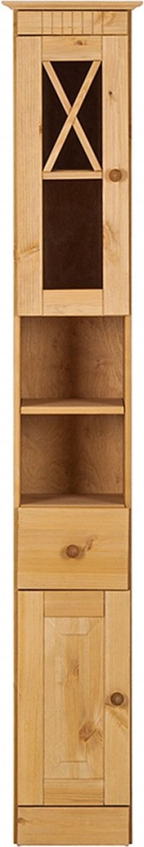 Mirza-Wastafelkast - 2-Deurs - Wit/Eiken
