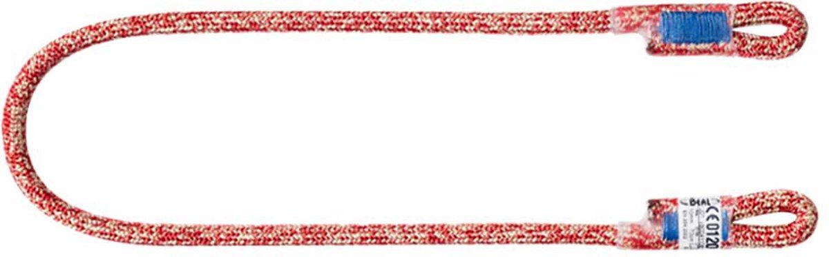 Beal Volcano 8 Mm Touw Rood,Wit 70 cm