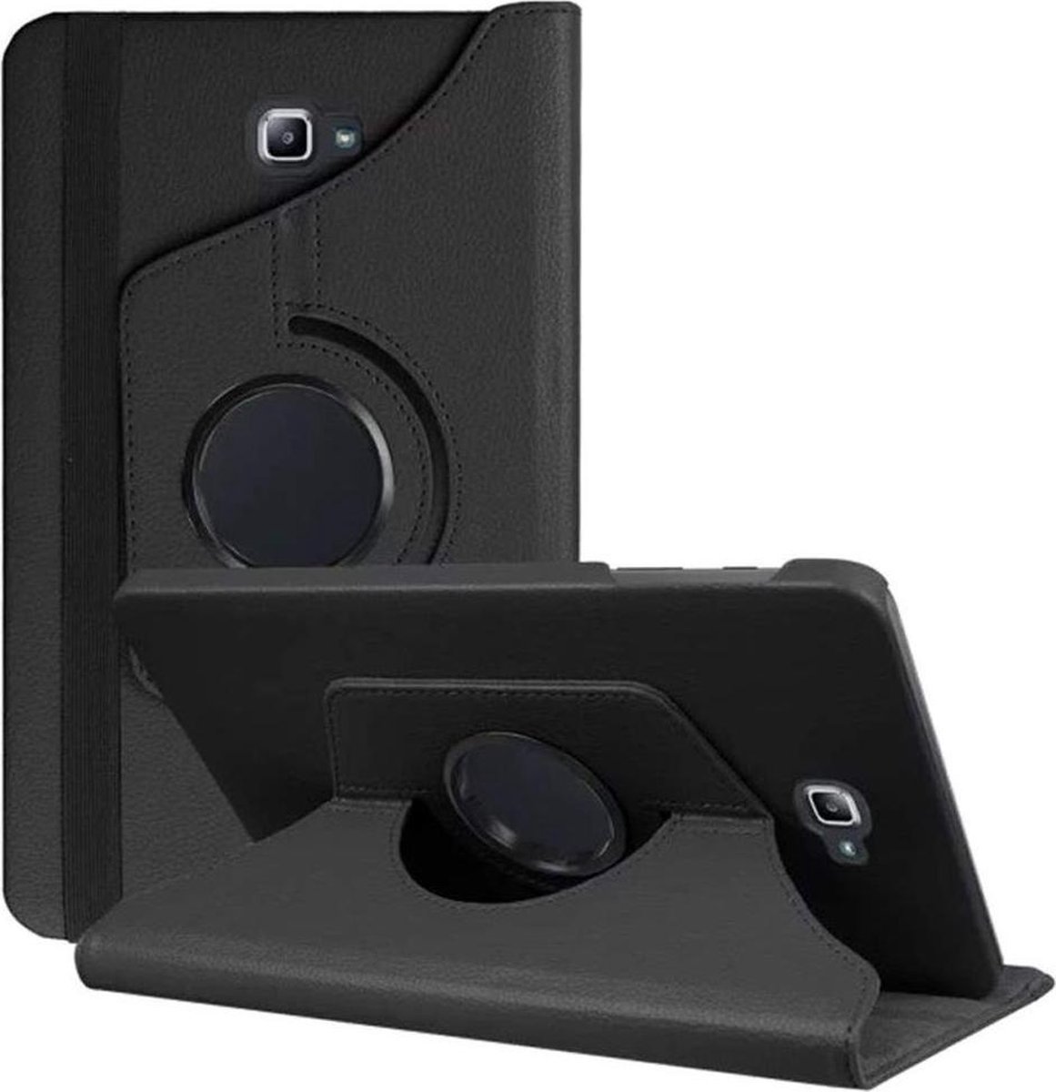 360° Draaibare Hoes Zwart Geschikt voor Samsung Galaxy Tab A 10.1 (2016)