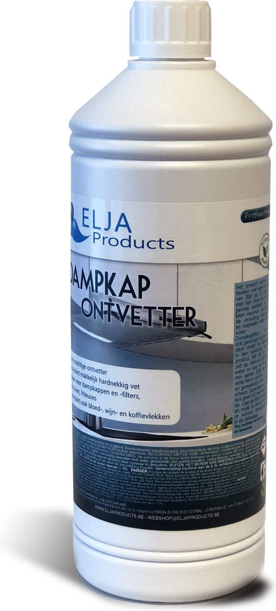 Elja Dampkap Ontvetter | 1L | Geconcentreerd
