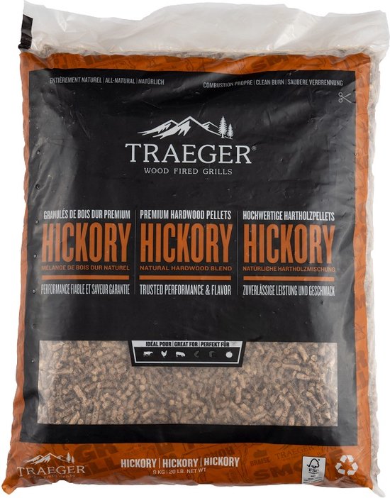 Foto: Traeger smoker grill pellets hickory 9kg
