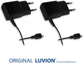 Luvion® Original Black Easy & Platinum 3 Adapter Duopack - Avec garantie - Convient pour Luvion® Easy (Plus), Platinum 3 (Black) & Platinum X