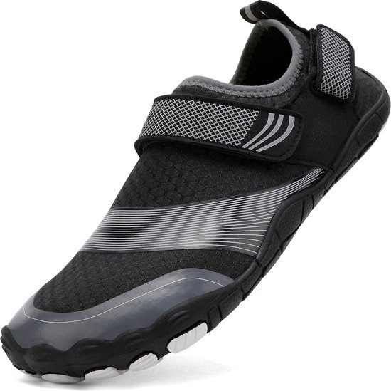 Somic - Chaussures pour femmes Barefoot - Chaussures pour femmes de trail running - Chaussures de fitness - Plein air - Respirantes - Antidérapantes - Ajustables - Fermetures velcro - Chaussures de trail Schnell Trocknend - Zwart 40