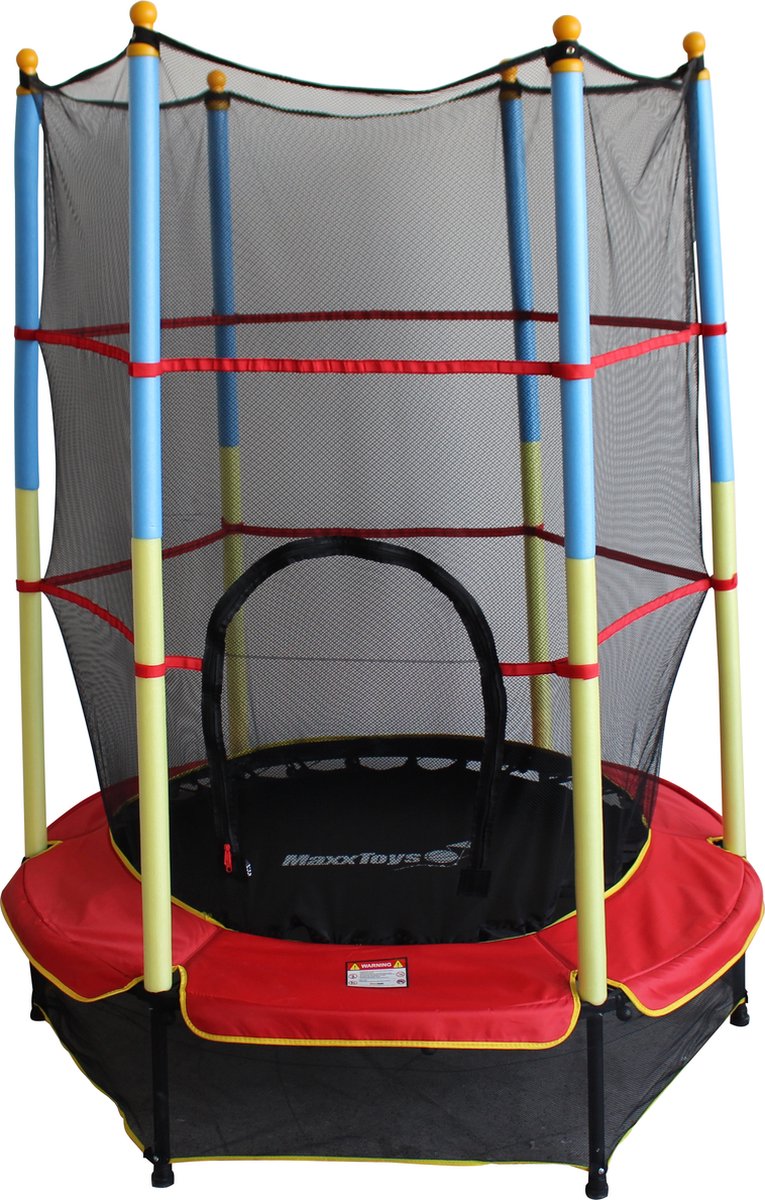 Trampoline pour enfants avec filet de sécurité - 140 cm - 50 kg