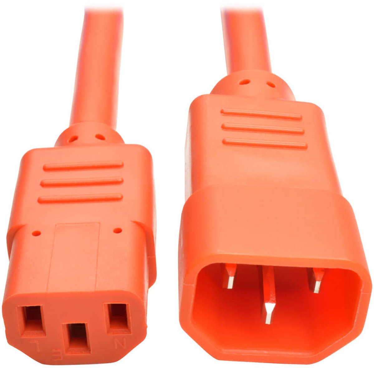 Tripp Lite P005-003-AOR electriciteitssnoer Oranje 0,9 m C14 stekker C13 stekker