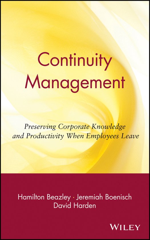 Continuity Management - cover