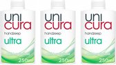 Unicura Ultra Handzeep Navulling - Anti Bacterieel 3 x 250 ml