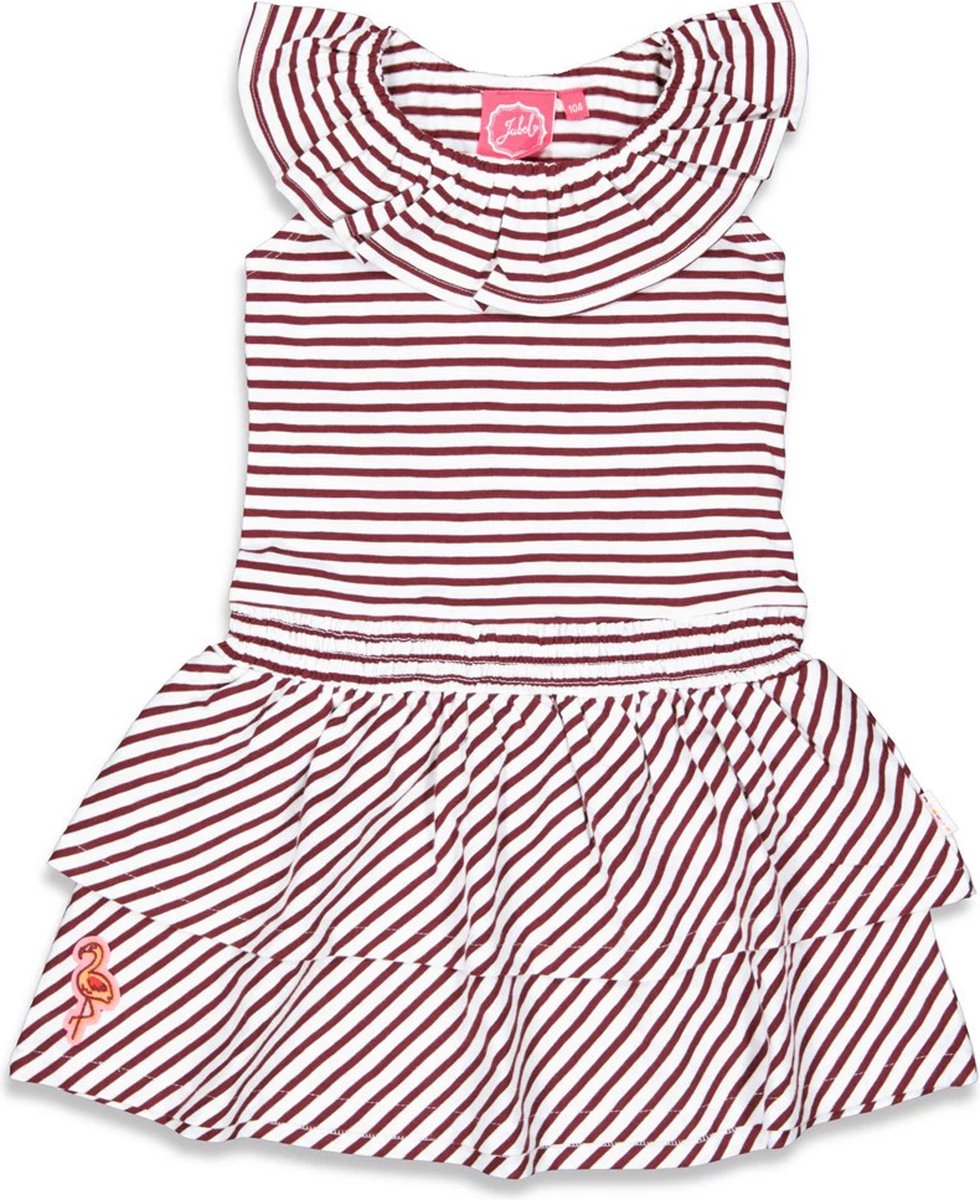 Jubel jurk 91400322 bordeaux maat 110