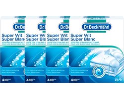 Dr. Beckmann - Super Wit - 4x160 Gram - Vlekken Verwijderaar - Combi-Pack