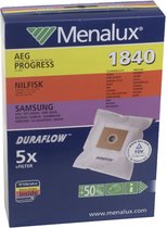 Menalux 1840 Lot de 5 sacs à poussière Pour AEG / Dirt Devil / LG / Privileg / Samsung